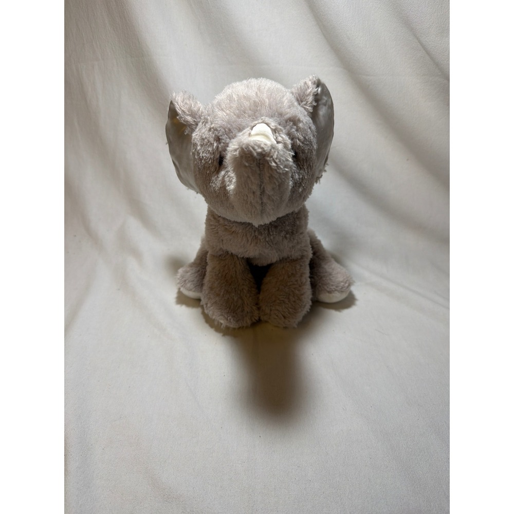 Baby G by Gund Grey Elephant Plush Stuffed Animal Satin Ears 4060371 Kids Toy